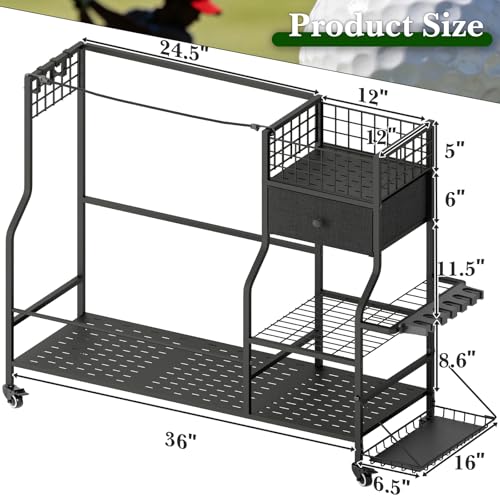 Golf Bag Organizer for Garage