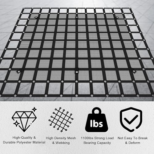 96” x 81“ Heavy Duty Cargo Net with Mesh