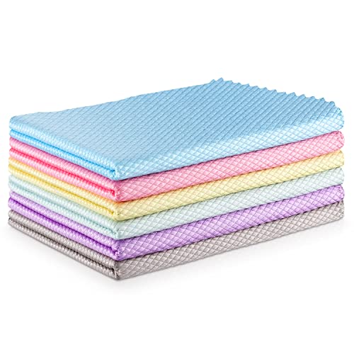 Easy Clean Streak Free Glass Cleaning Miracle Microfiber Cleaning Cloth for Kitchen (2 Count)