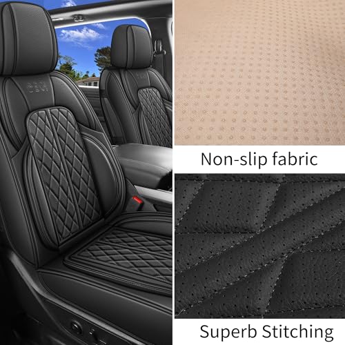 Car Seat Cover Custom Fit for Dodge Ram 1500 2500 3500 2002 (2 Count)