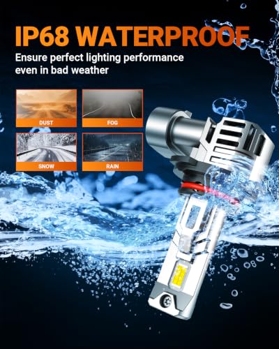 S1 Pro 9005 9006 LED Bulbs Combo (4 Count)