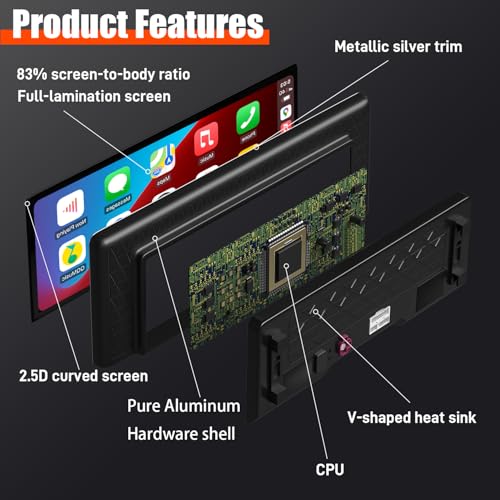 12.3" Ultra Thin Linux Screen for BMW X5 X6 E70 E71 CIC