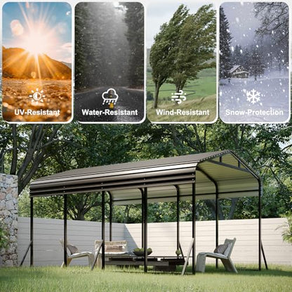 12x20 FT Metal Carport