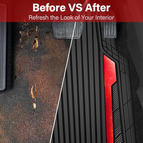 Heavy Duty Rubber Car Mats Metallic