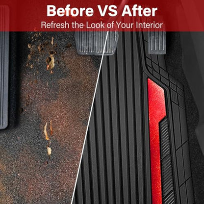Heavy Duty Rubber Car Mats Metallic