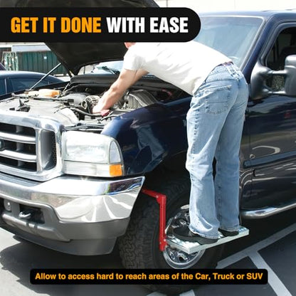 Folding Heavy Duty Tire Step Fit Tire from 10” to 15”