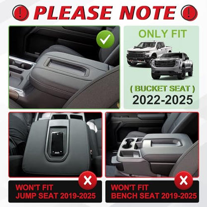 Armrest Cover for Silverado Sierra 2022