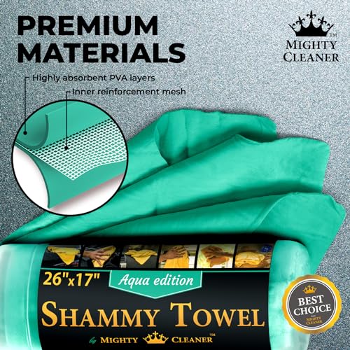 Premium Shammy Cloth for Car Drying (3 Count)