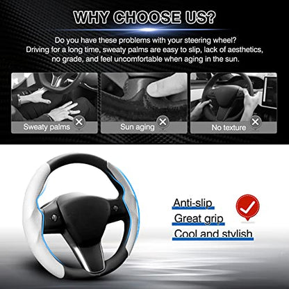 Steering Wheel Cover for Tesla Model 3