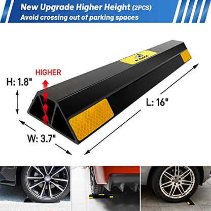 16" Heavy Duty Parking Aid with 1.8 Inch Higher Design