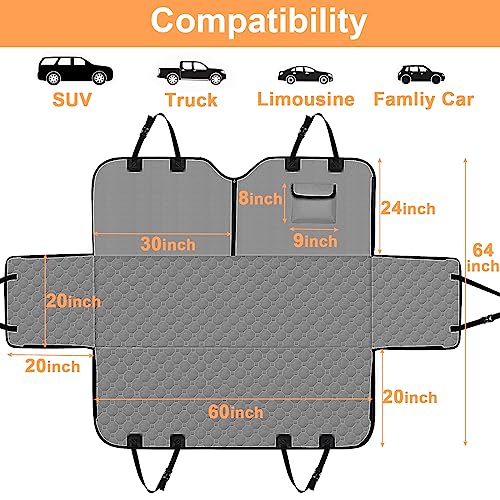 Dog Car Seat Cover for Back Seat