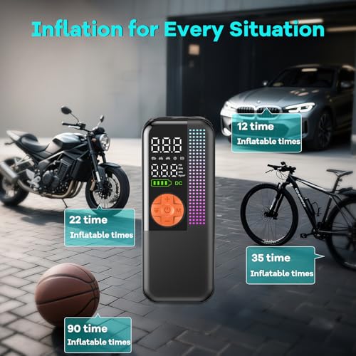 150PSI Portable Cordless Tire Inflator Air Compressor (24 Count)
