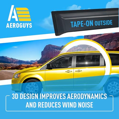 Extra Durable Window Deflectors Tape (4 Count)
