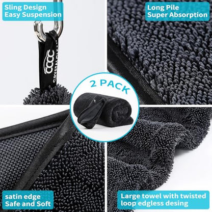 Crystal Clean 1300 GSM Microfiber Car Towel