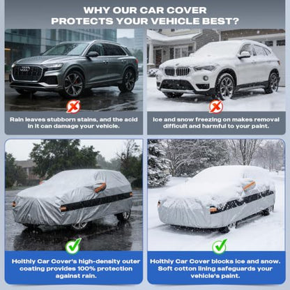 10 Layers SUV Car Cover Custom Fit for Hyundai Kona
