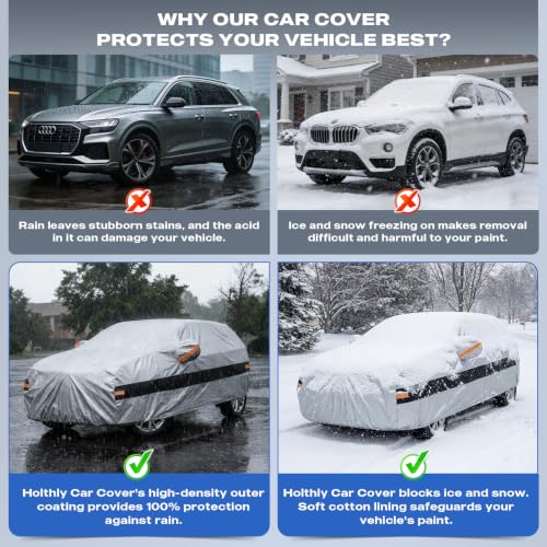 10 Layers SUV Car Cover Custom Fit for Jeep Liberty