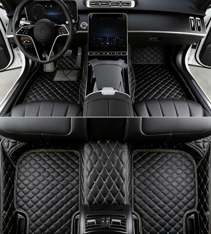 Custom All Weather Protection Leather Car Floor Mats for Cars Sedan SUV Sports Car Waterproof Floor Mat