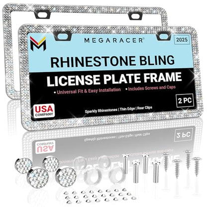 Dazzling Bling License Plate Frames for Women