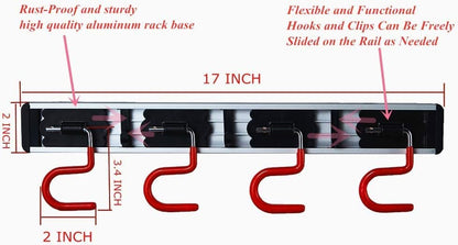 Wall Mounted Mop and Broom Holder