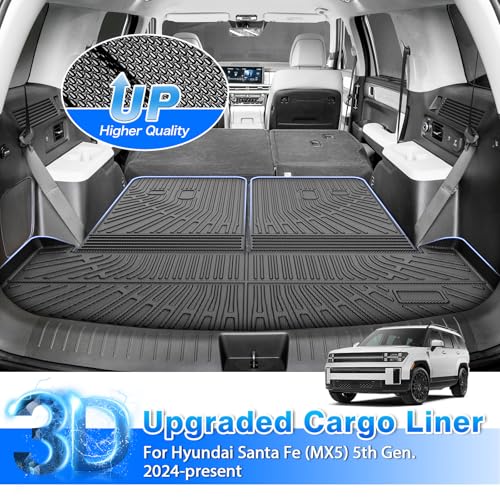 Floor Mats and Cargo Liner Fit for Hyundai Santa Fe 2024 2025 2026