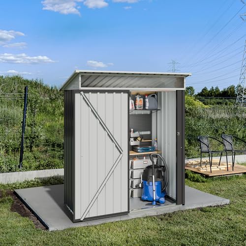 JYQAQA 5x3 FT Outdoor Garden Storage Shed