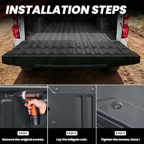 Truck Tailgate Mat for Chevy Silverado