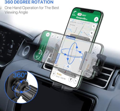 Phone Holders for Your Car with Metal Hook Clip