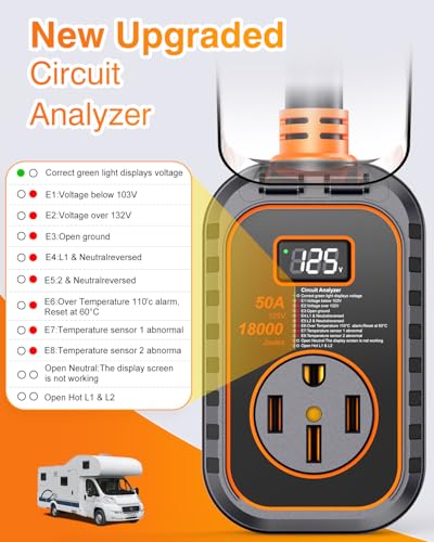 50 Amp RV Surge Protector