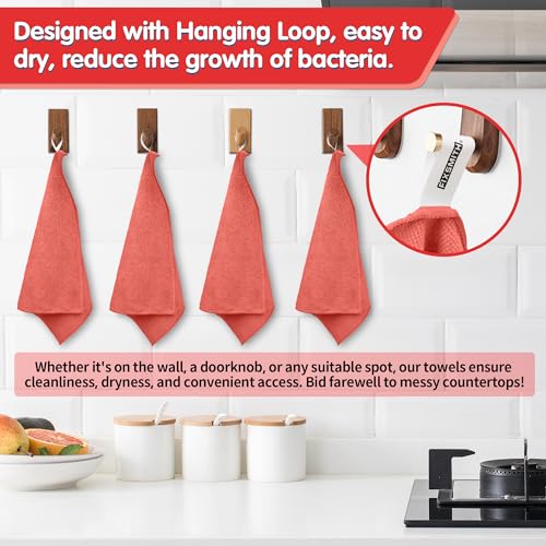 Red Microfiber Cleaning Cloth (8 Count)