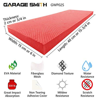 GWP02S Garage Wall Protector Car Door Protectors (4 Count)
