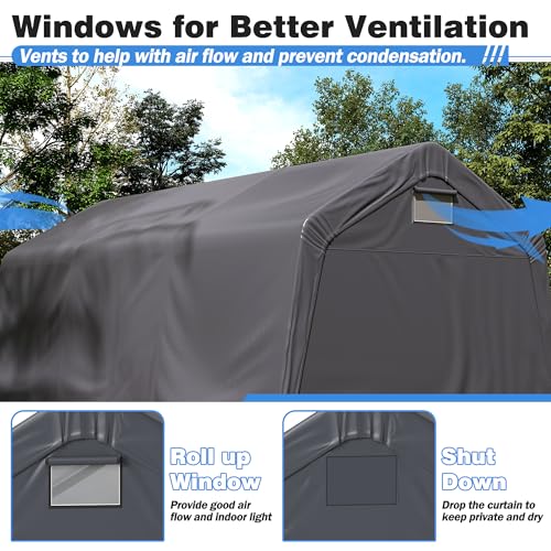 8' x 14' Outdoor Storage Shelter Shed