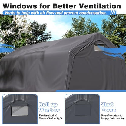 8' x 14' Outdoor Storage Shelter Shed