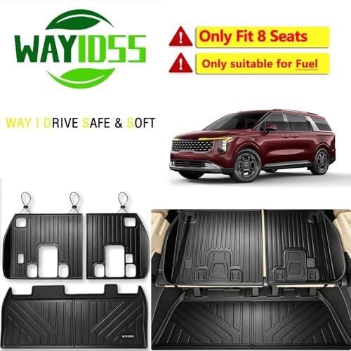 Floor Mats for 2022 2023 2024 2025 2026 KIA Carnival 8 Seats
