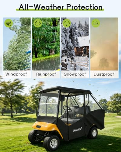 Golf Cart Enclosure 4 Passenger for EZGO TXT Short Roof 4