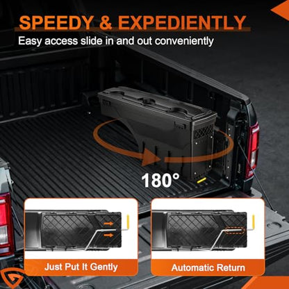 Truck Bed Swinging Toolbox Fits for Chevy GMC Silverado (7.5 Count)
