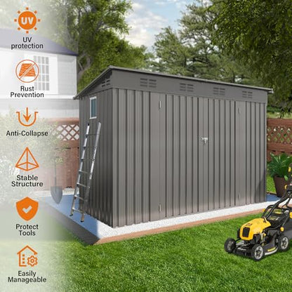 9x4 FT Lean to Shed with Window