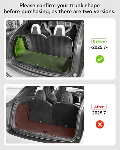 Cargo Liner Fit for Tesla Model X 6 Seats 2022