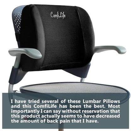 Lumbar Support Back Pillow Office Chair and Car Seat Cushion