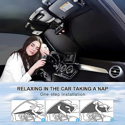 Windshield Sun Shade Custom Fit for 2012