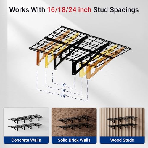 2 Pack 2x6ft Garage Shelving 24 (2 Count)