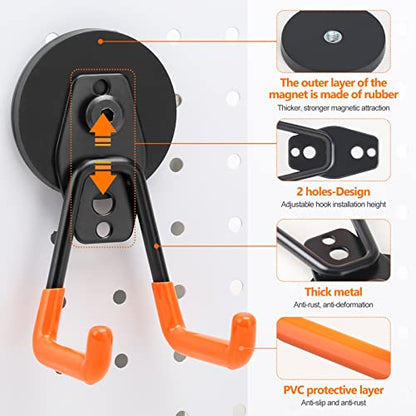 4Pcs Strong Magnetic Hook