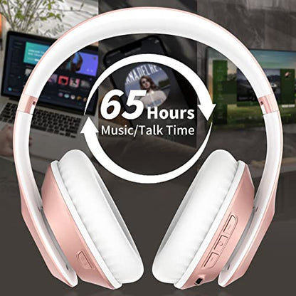 Wireless Bluetooth Headphones Over Ear V6.0 HiFi Stereo with Mic