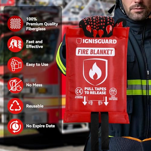 Emergency Fire Blanket for Home and Kitchen