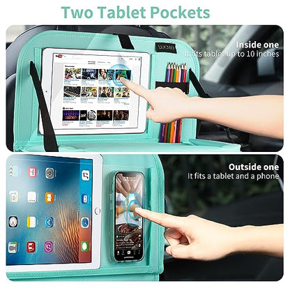 Car Backseat Organizer with Foldable Tablet Holder (4.27 Ounce)