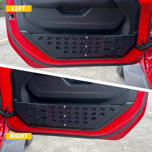 Front Door Storage Pockets with Cup Holders Compatible with 2018