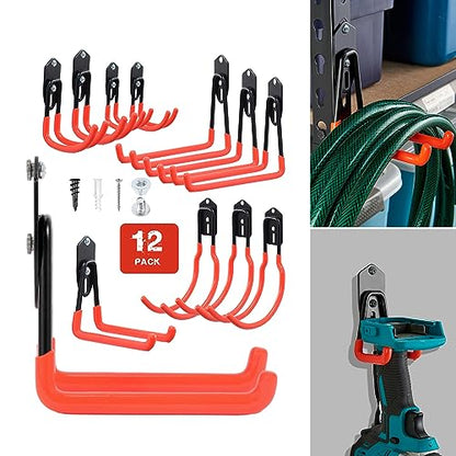 Garage Hooks Organizer Kit