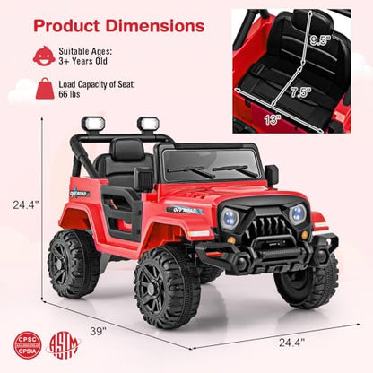 12V Kids Ride on Truck Car