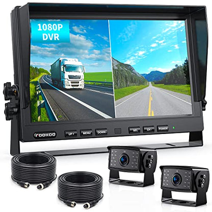 HD 1080P Dual Wired Backup Camera