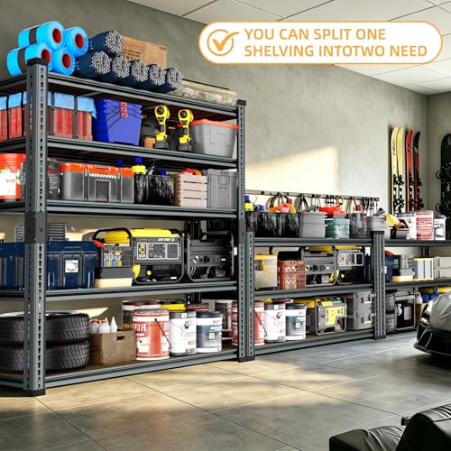 Garage Storage Shelves 36" W x 16" D x 72" H