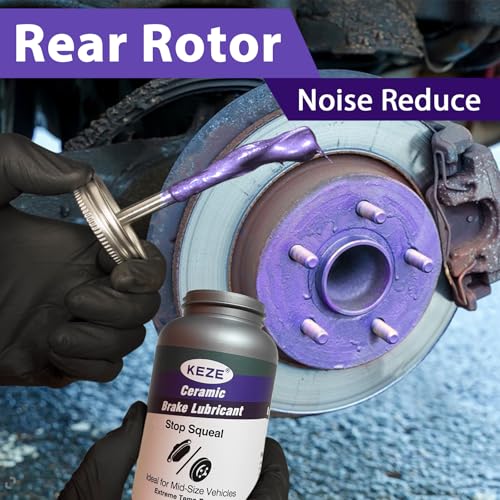 High Temp Ceramic Brake Caliper Grease and Pin Parts Lubricant for Auto Break Sliding Pin Pad (8 Ounce)